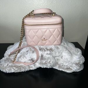 Kate Spade New York Carey Top Handle Quilted Leather Crossbody Trunk